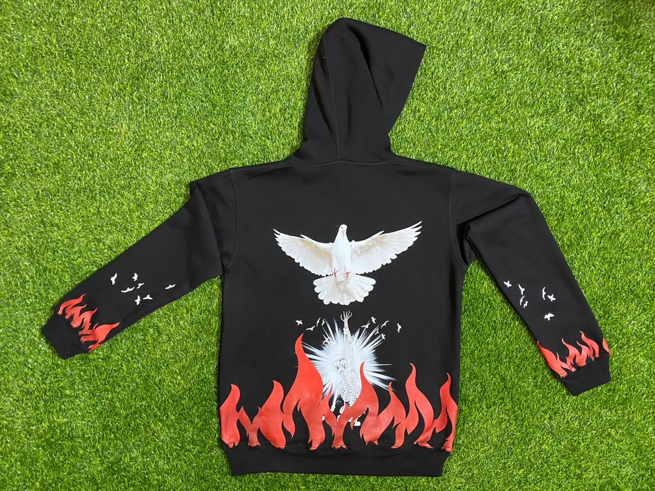 purelife hoodie with dove design , 4 color option