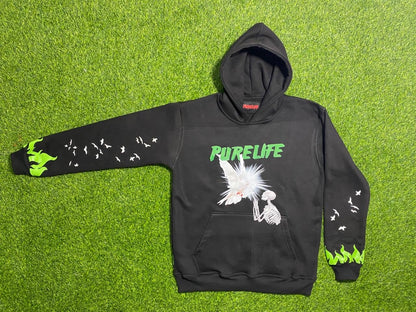 purelife hoodie with dove design , 4 color option
