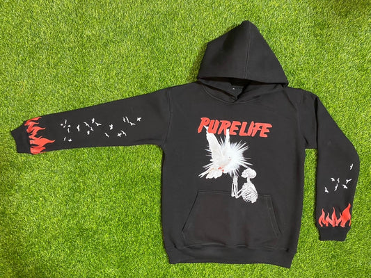 purelife hoodie with dove design , 4 color option